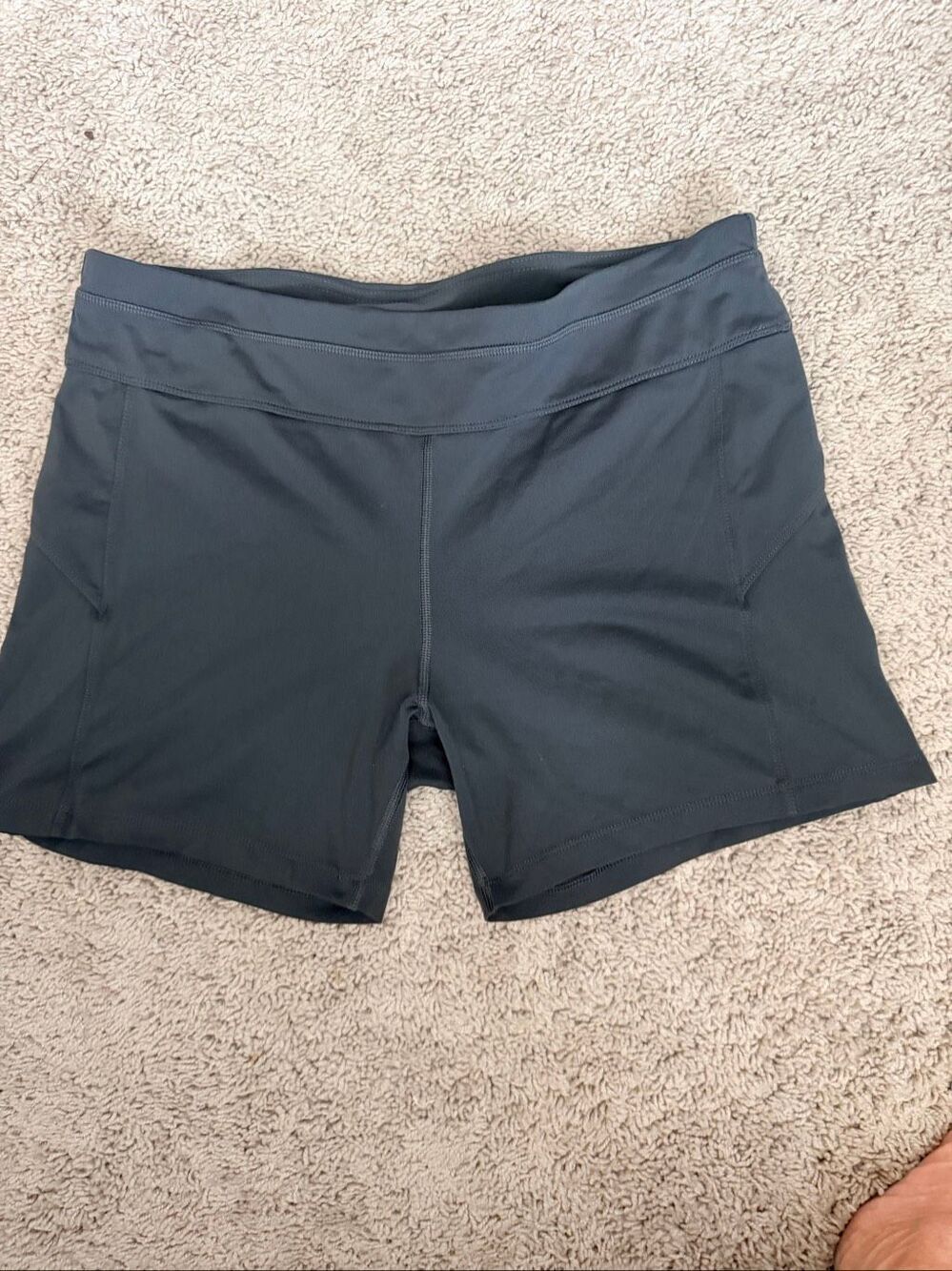 Zyia Active Black High Rise Biker Athletic Gym Shorts Size XL Activewear